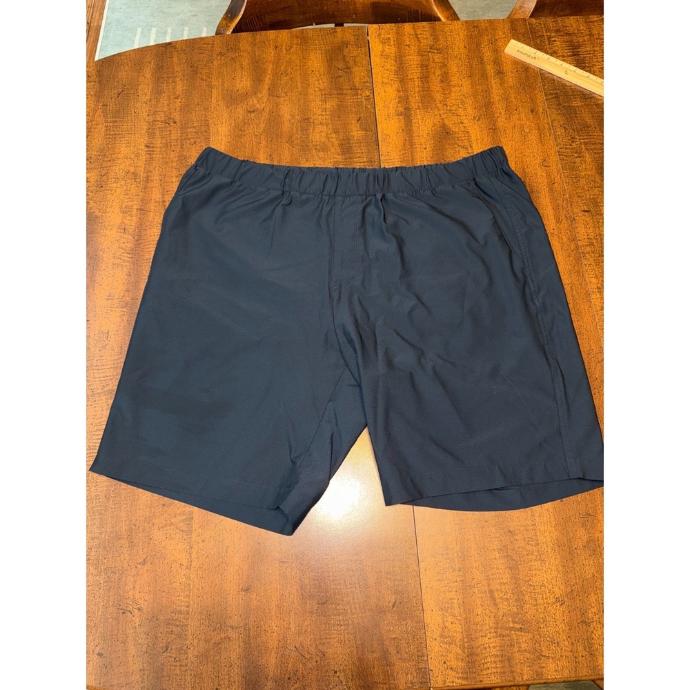 Greg Norman Navy Performance Drawstring Elastic Waist Shorts XL